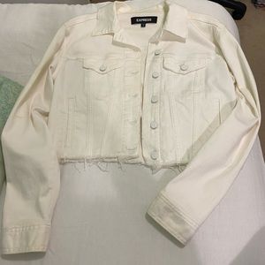 Express White Jean Jacket